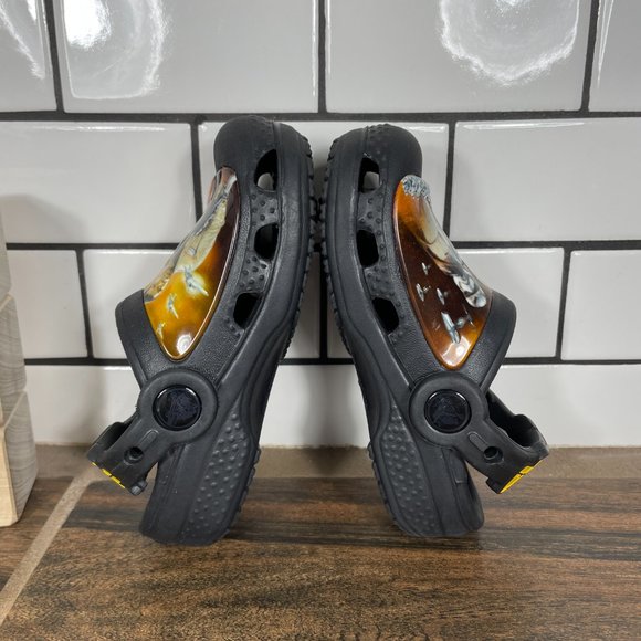 CROCS Classic Star Wars Clog Toddler Boys Size c4/5 Shoes Black Comfort Slip Ons - Picture 5 of 12